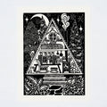 Cabin No. 7 Hand-Pulled Relief Print