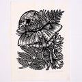Luna Moth Hand-Pulled Relief Print