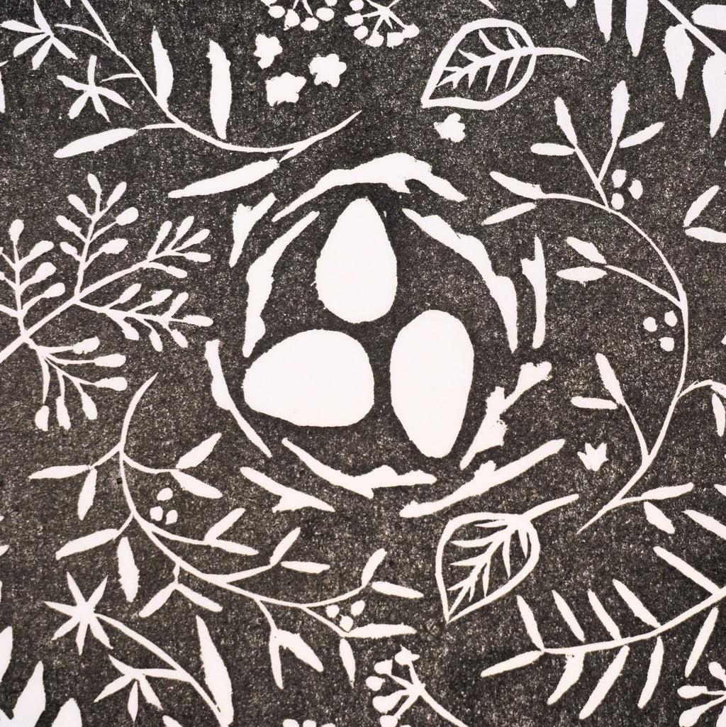 Nest I Hand-Pulled Relief Print