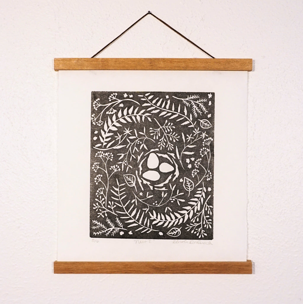 Nest I Hand-Pulled Relief Print