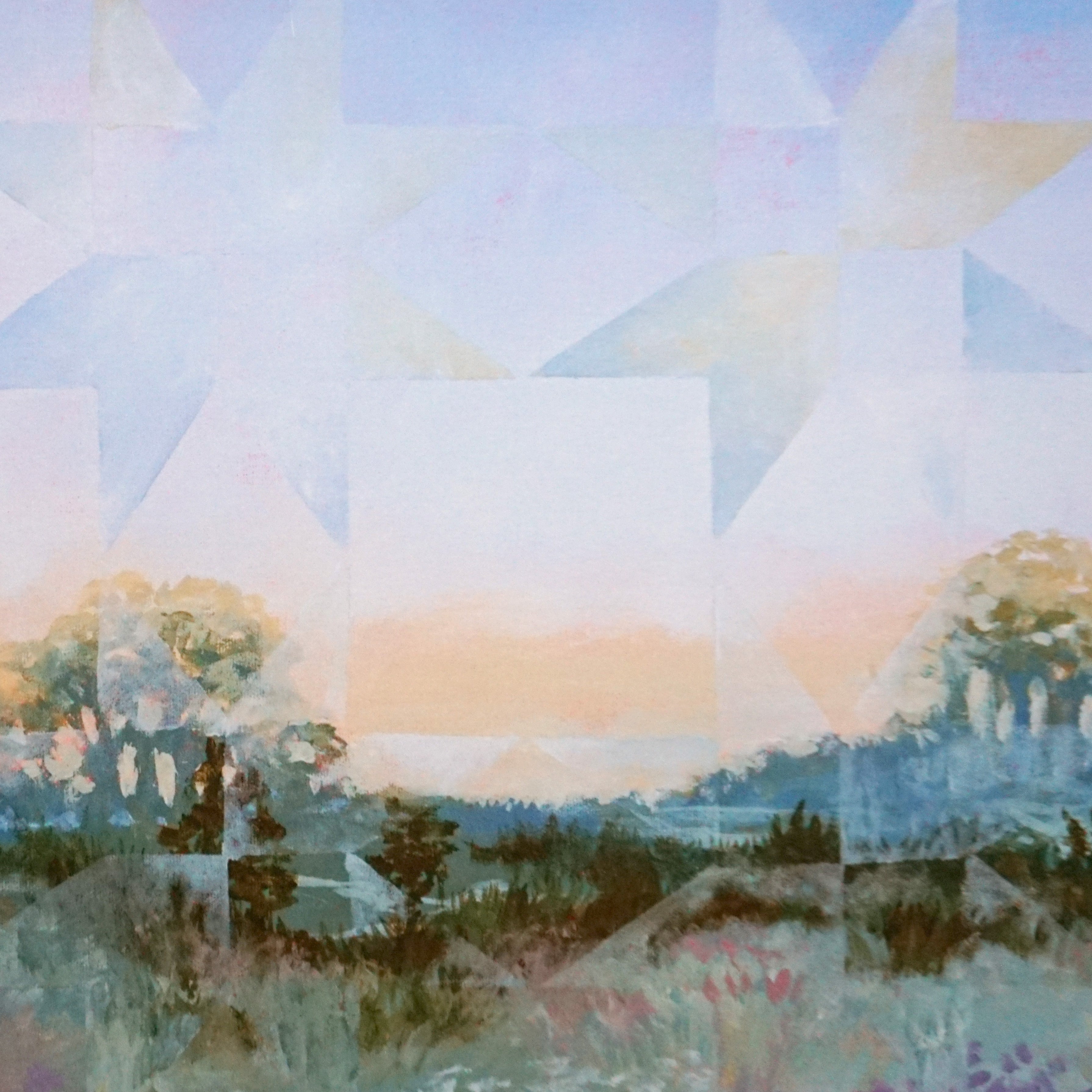 Quilted Landscape No. 1 Archival Fine Art Print