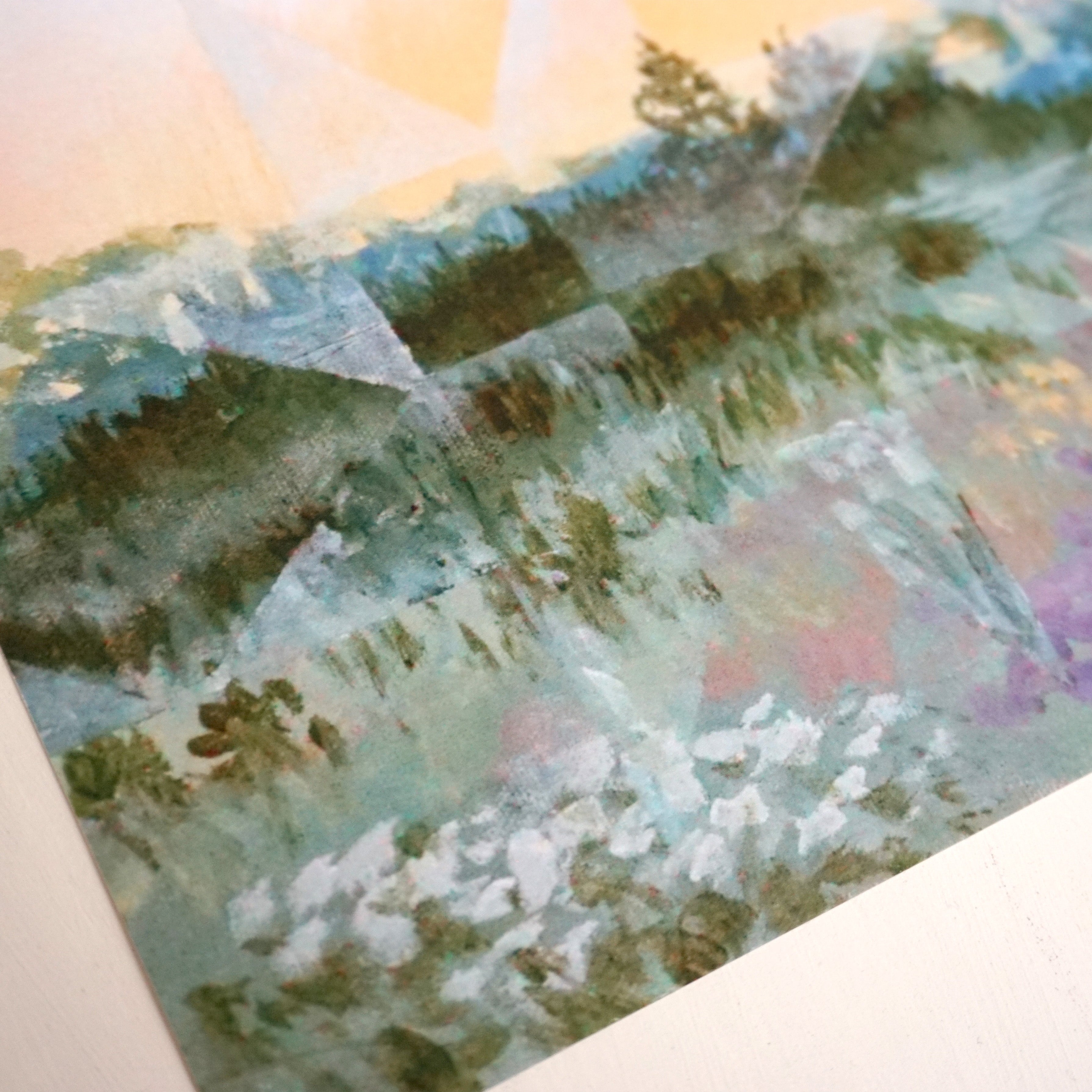 Quilted Landscape No. 1 Archival Fine Art Print