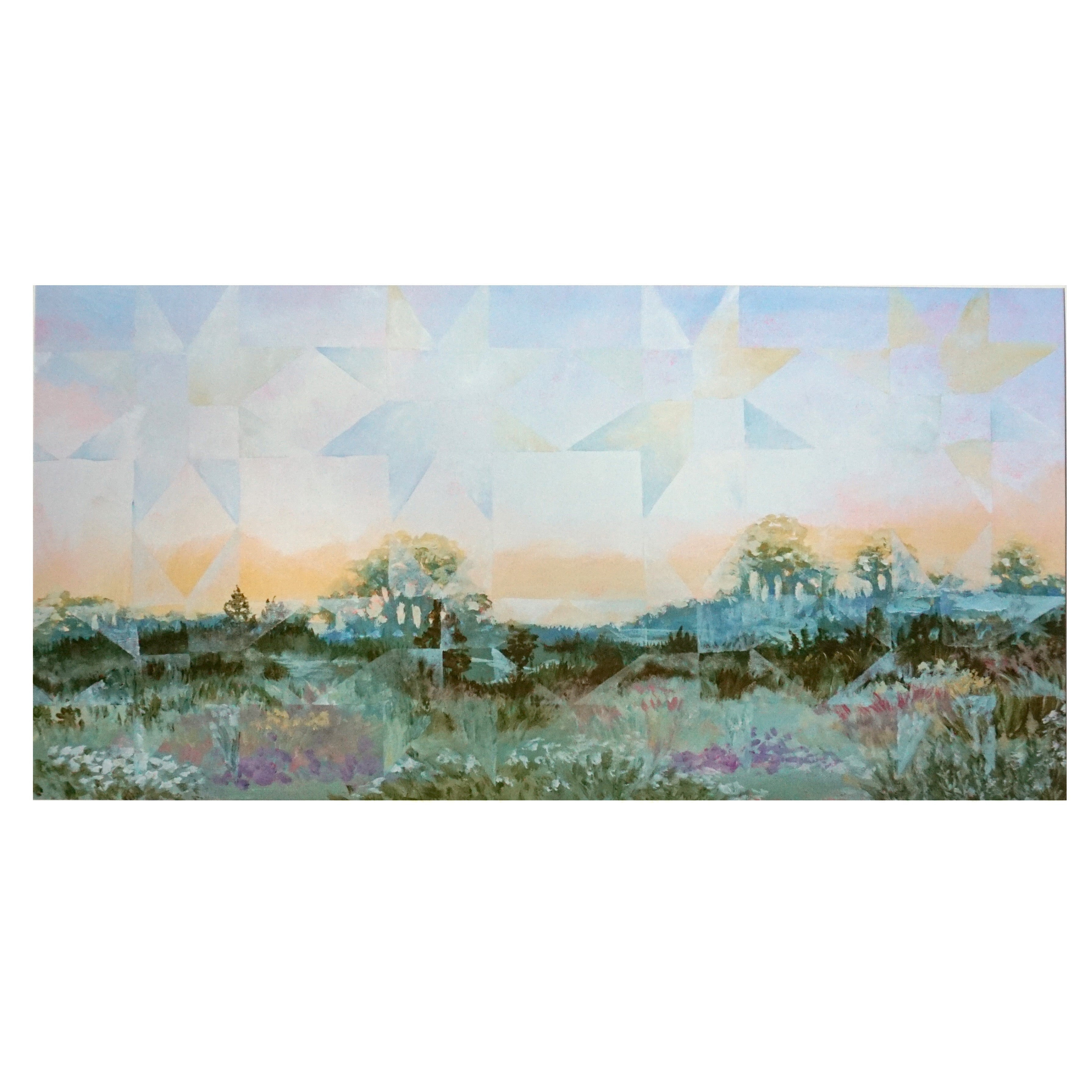 Quilted Landscape No. 1 Archival Fine Art Print