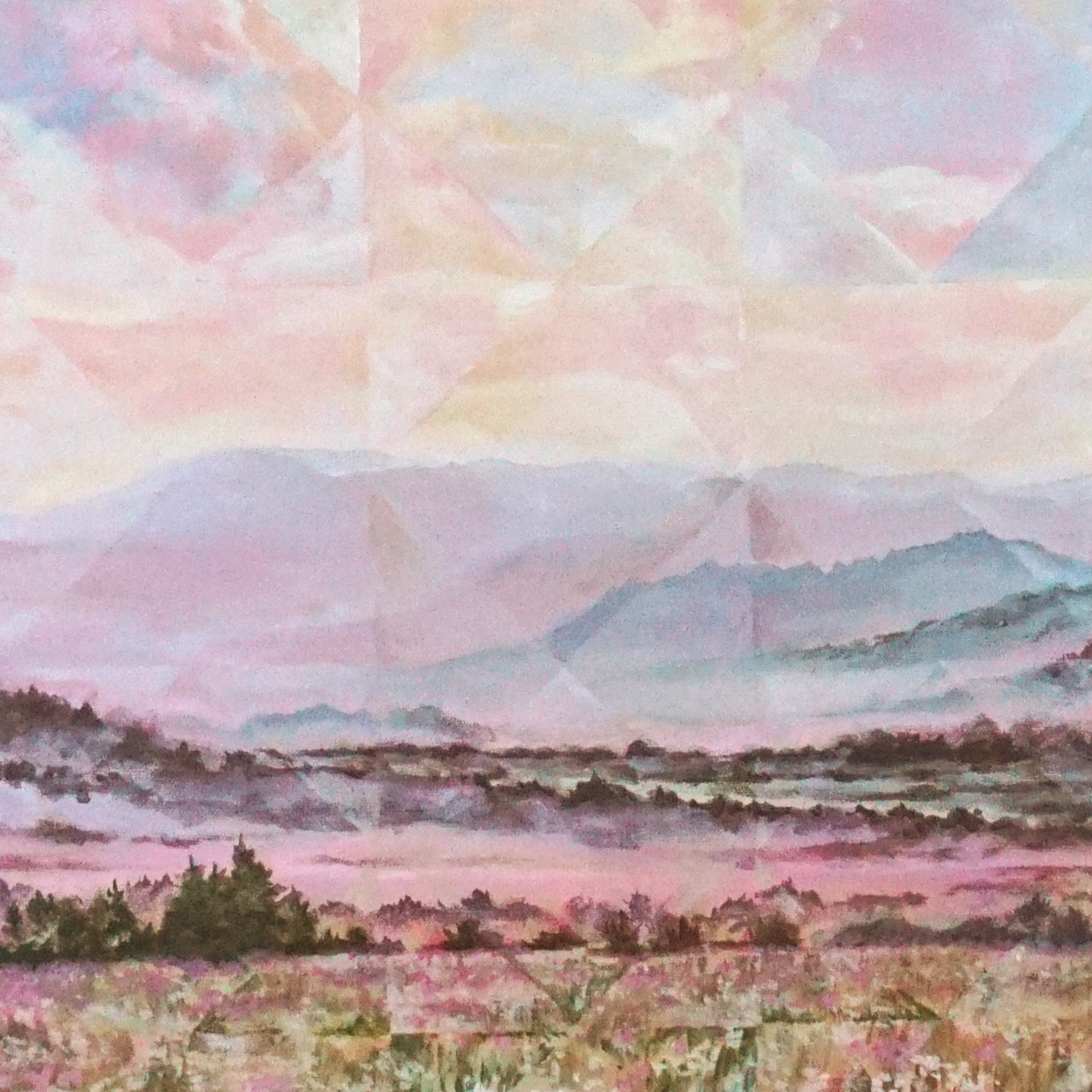 Quilted Landscape No. 2 Archival Fine Art Print