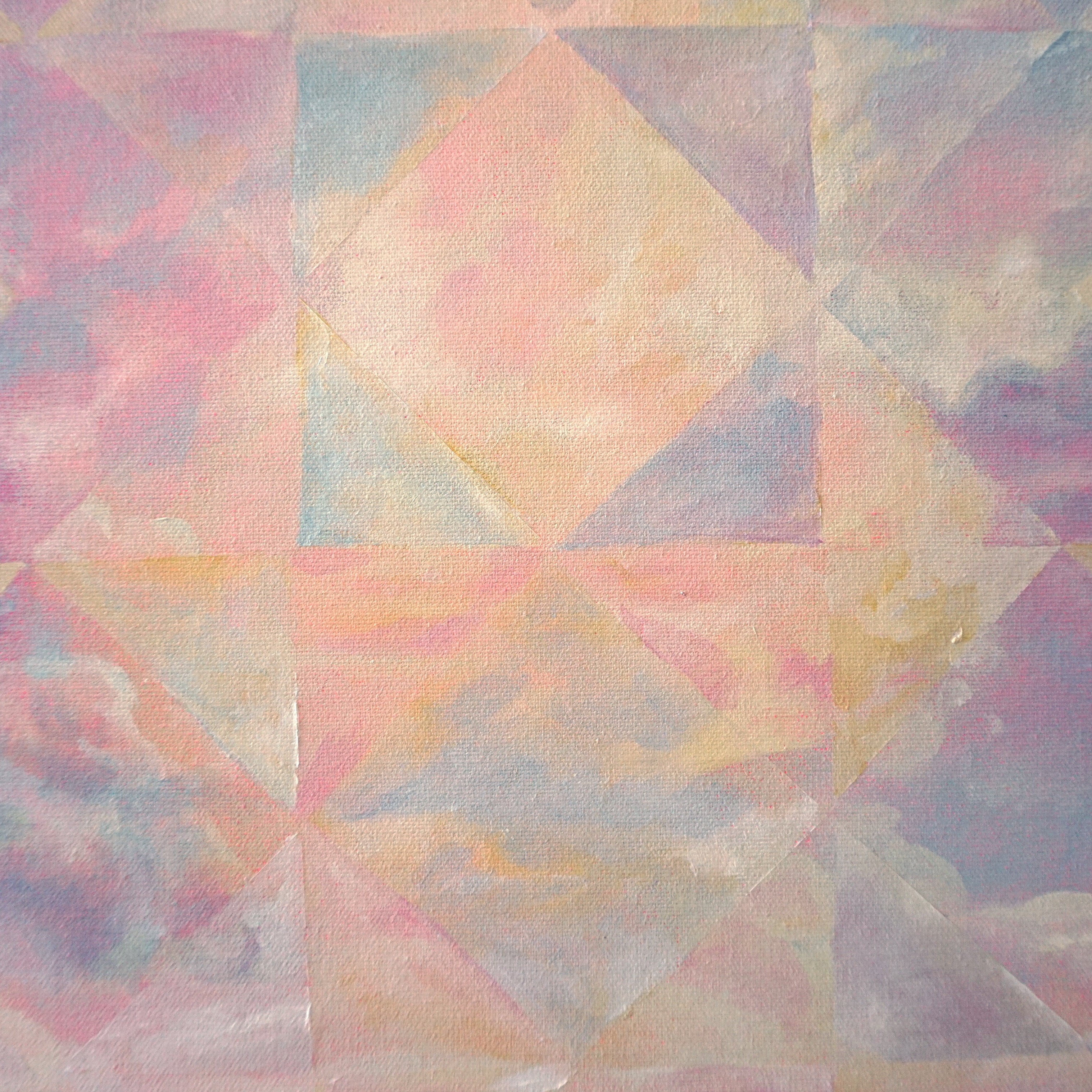 Original Painting - Quilted Landscape No. 2 - Acrylic on Canvas