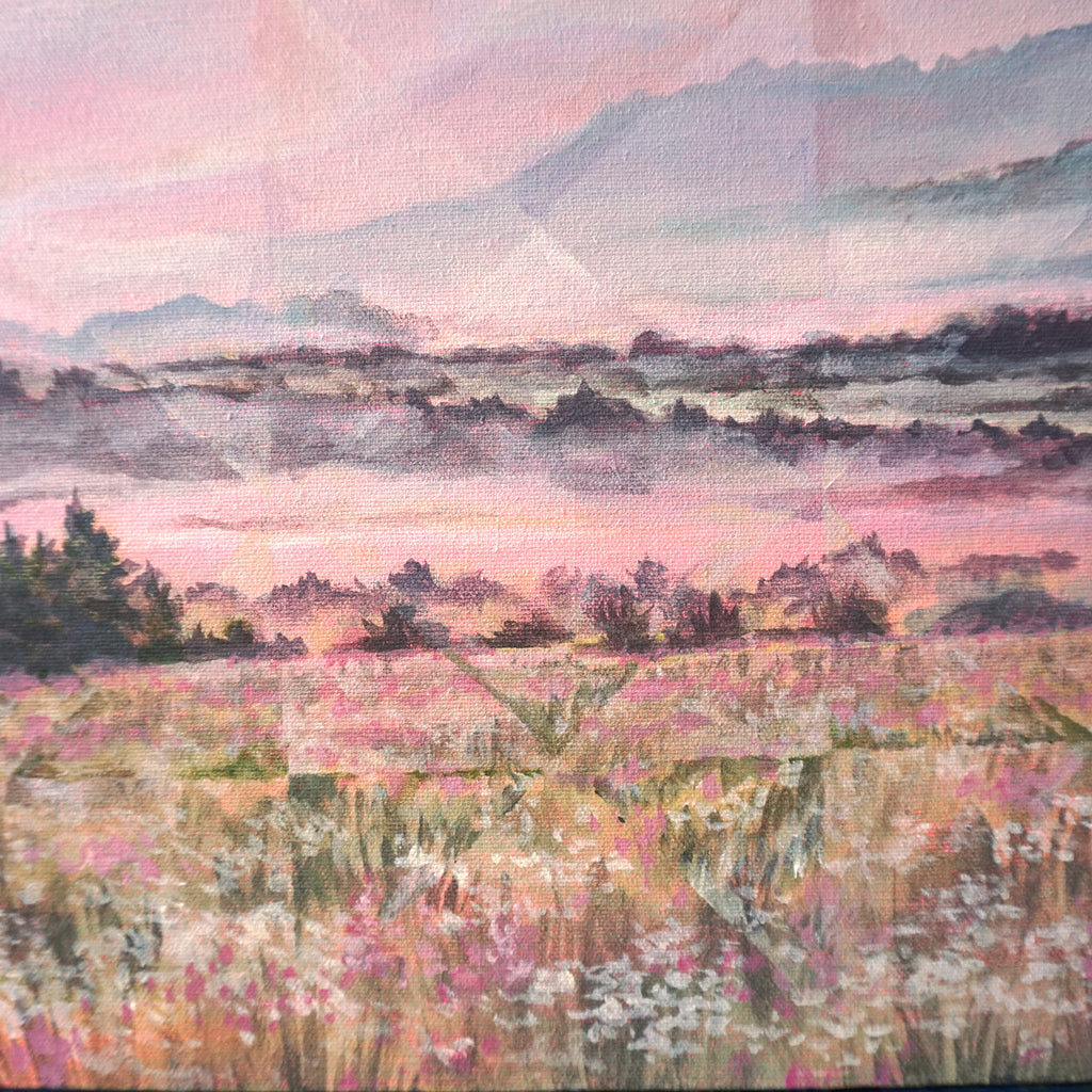 Original Painting - Quilted Landscape No. 2 - Acrylic on Canvas