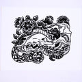 Trickster Hand-Pulled Linocut Print